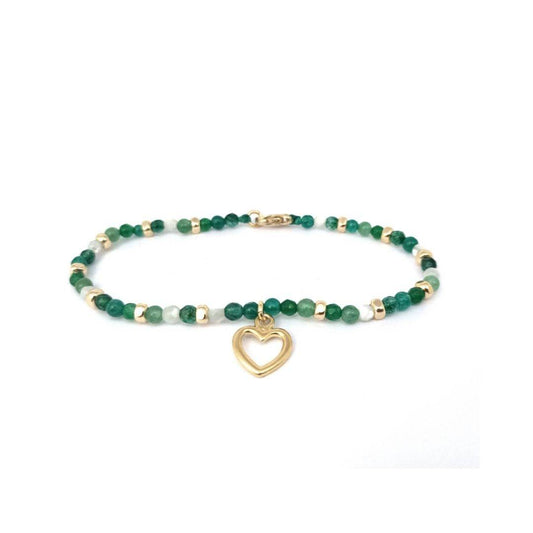 Bracciale Spadarella Spadino pietre con cuore SPBR601
