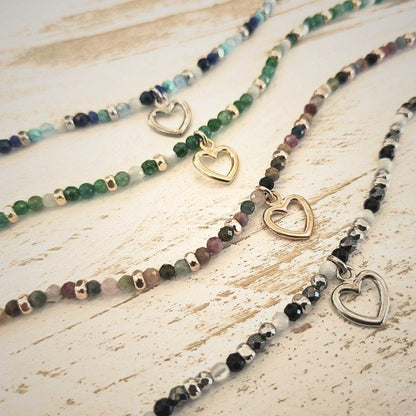 Bracciale Spadarella Spadino pietre con cuore SPBR601