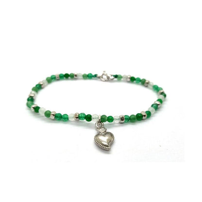 Bracciale Spadarella spadino pietre con cuore sacro - SPBR607