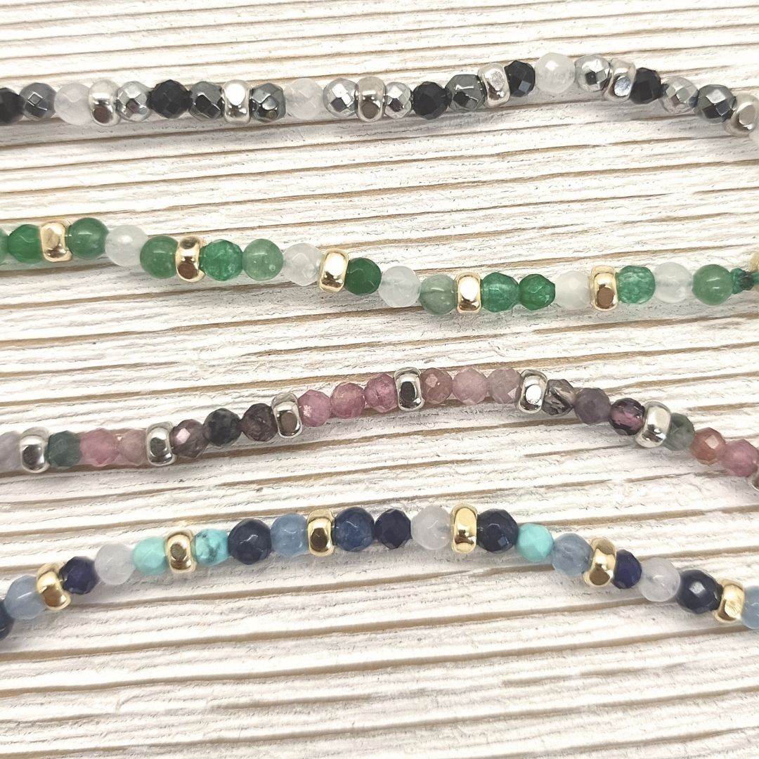 Bracciale Spadarella spadino pietre con cuore sacro - SPBR607