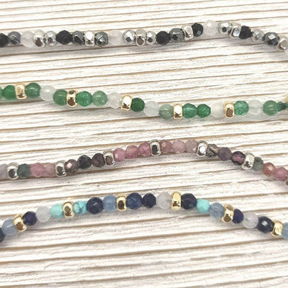 Bracciale Spadarella spadino pietre con cuore sacro - SPBR607