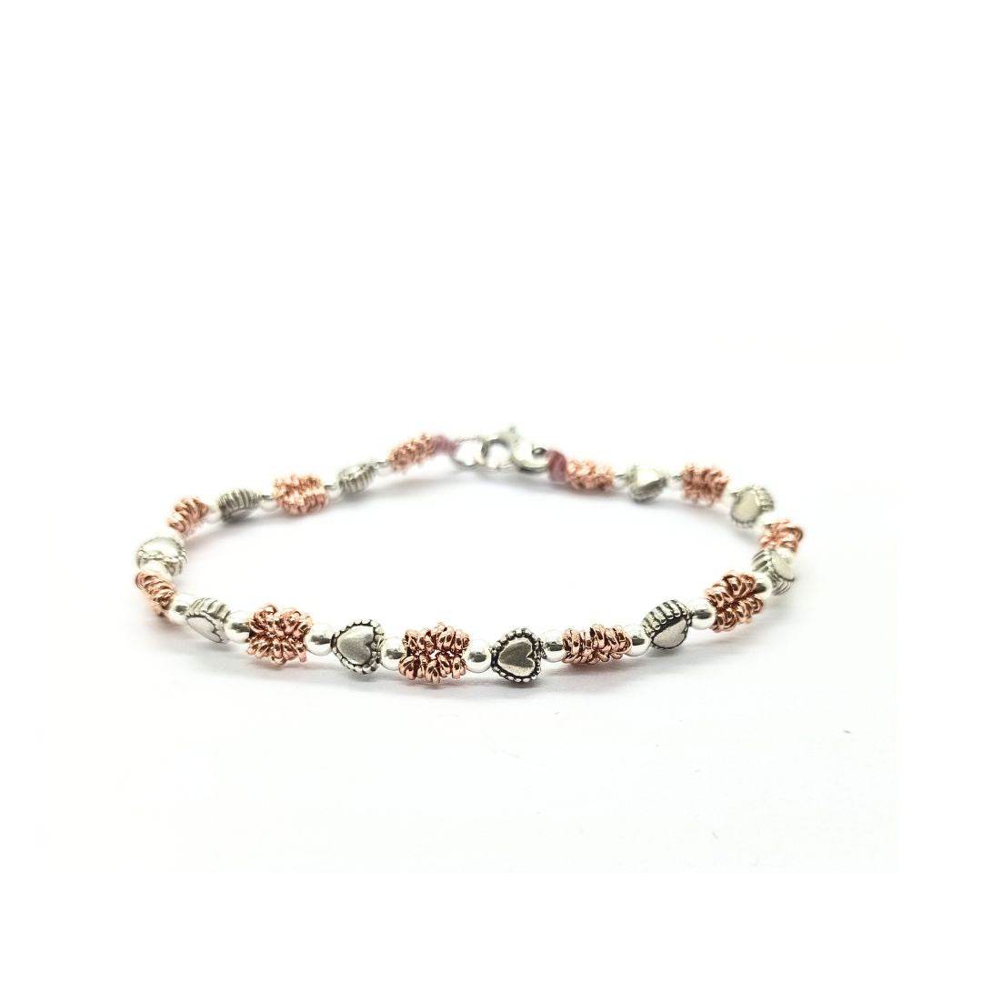 Bracciale Spadarella spadino cuoricini - SPBR612