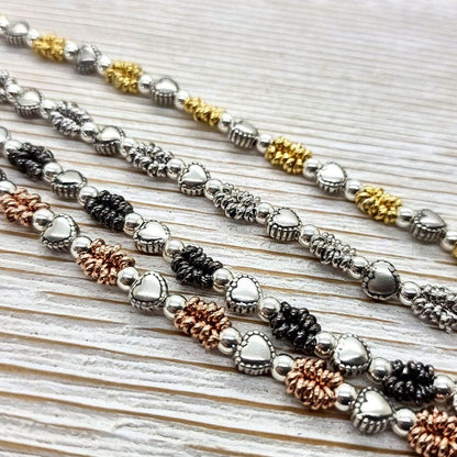 Bracciale Spadarella spadino cuoricini - SPBR612
