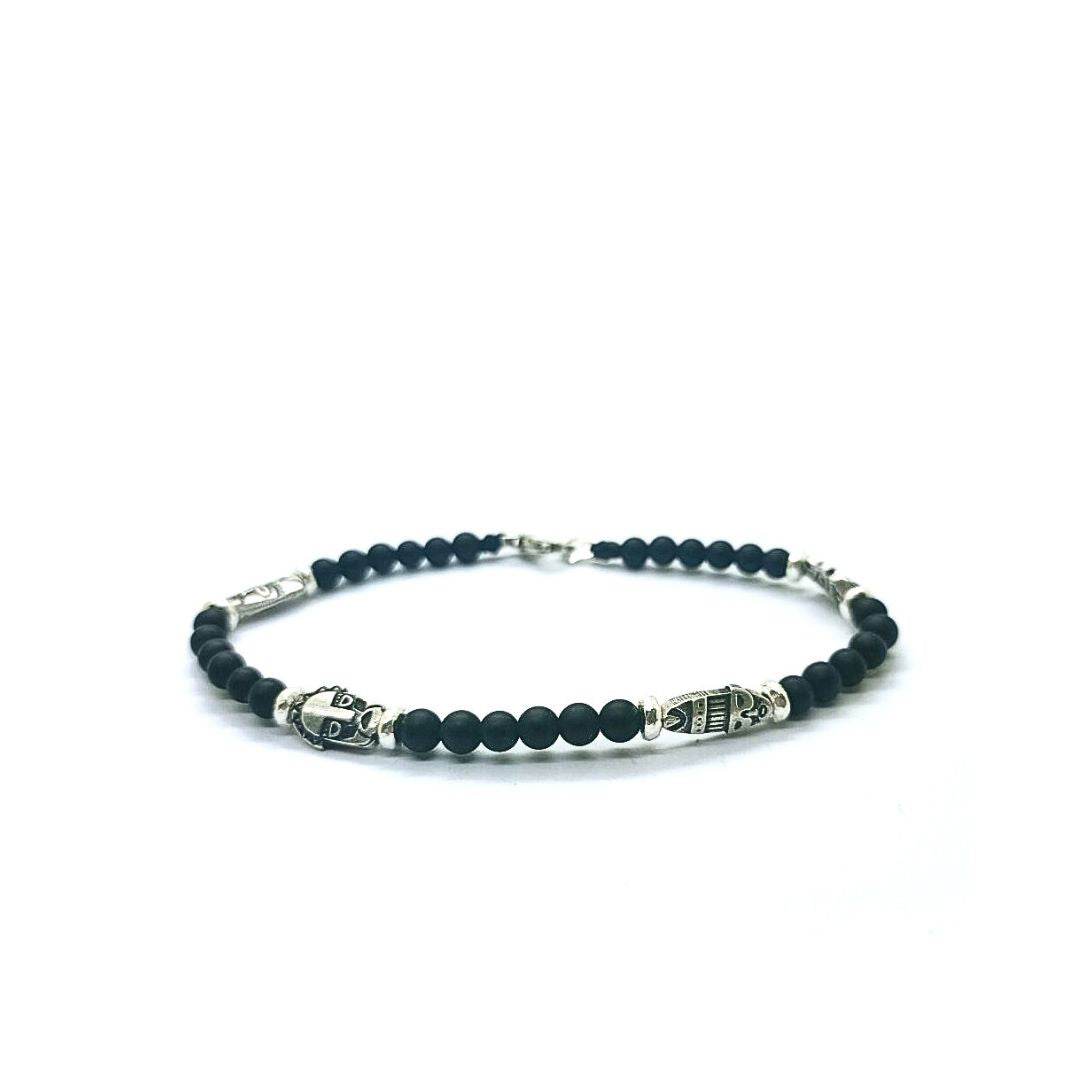 Bracciale Spadarella spadino Volti tribali - SPBR699