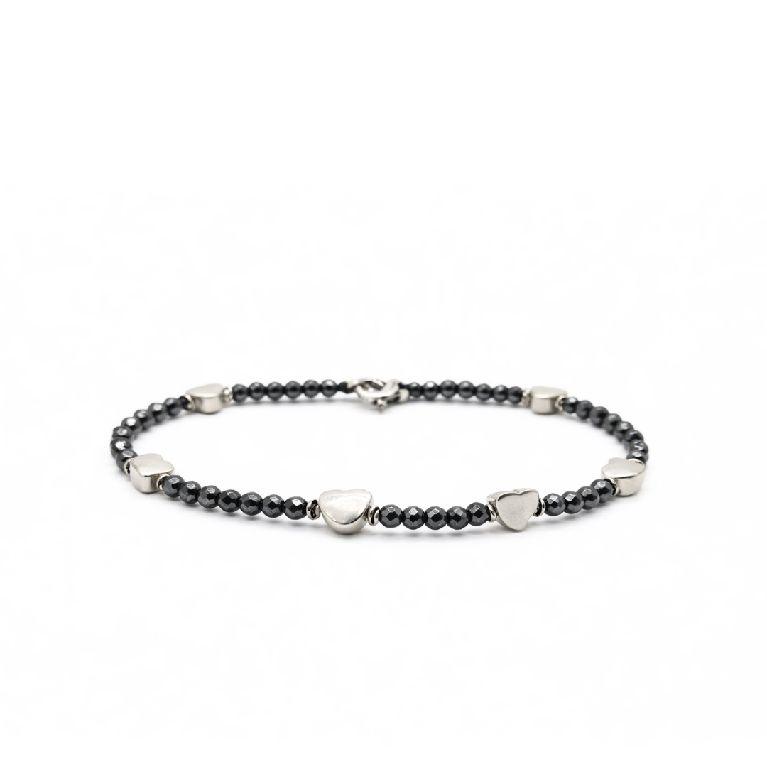 Bracciale Spadarella spadino San Valentino cuoricini - SPBR764
