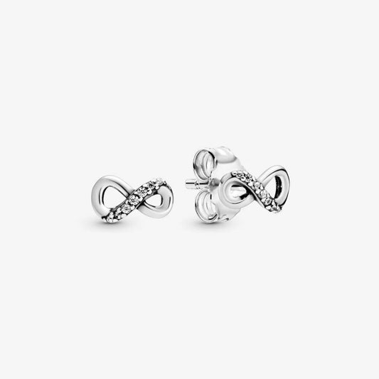 Orecchini Pandora a Lobo Infinito Scintillanti 298820C01
