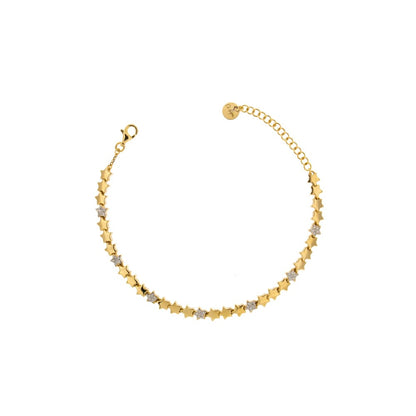 Rue Des Mille Stelle Alternate Tennis Bracelet BRZ-15SOG W STE