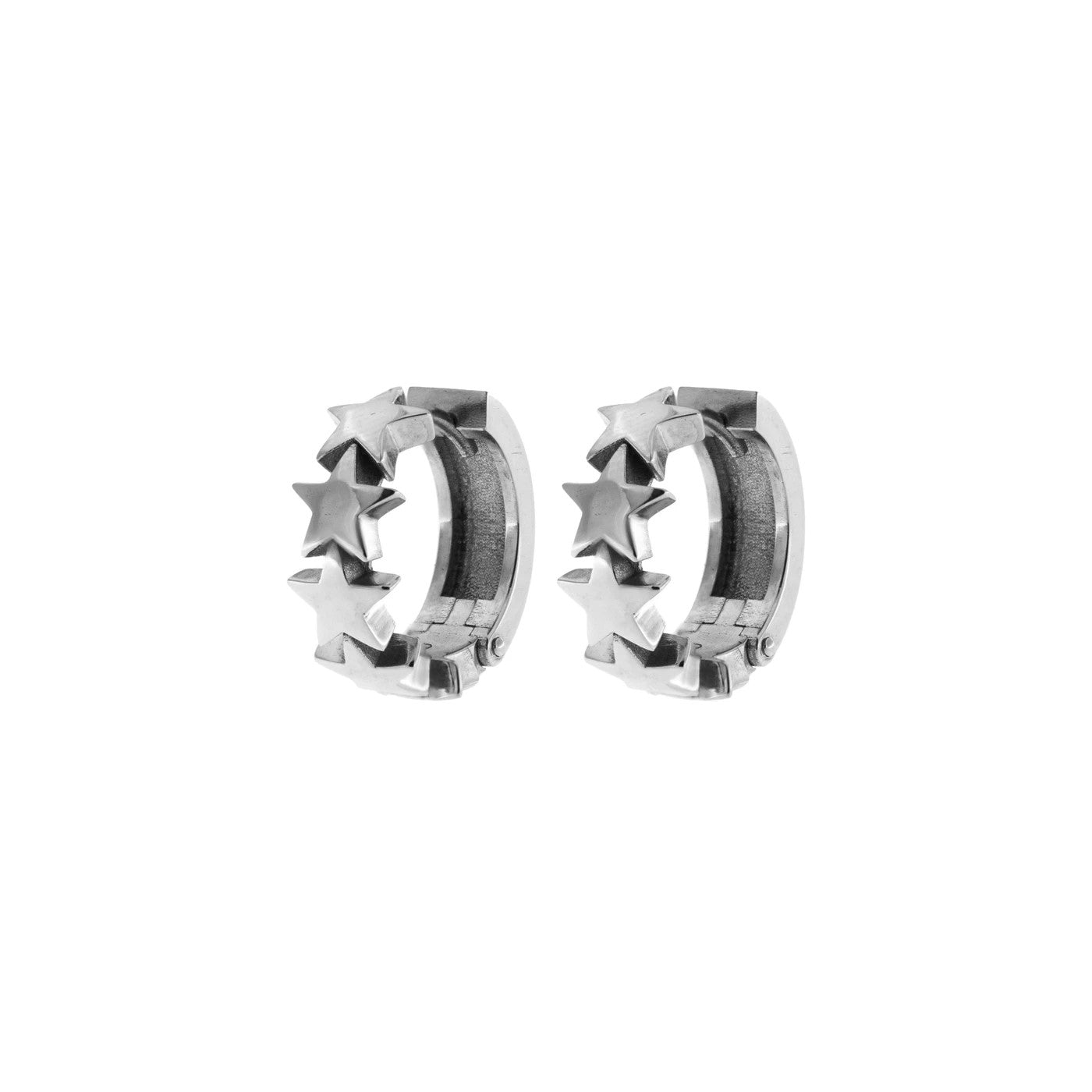 Orecchini a Paio Rue Des Mille Cerchietto Stella ORZ-004-STE