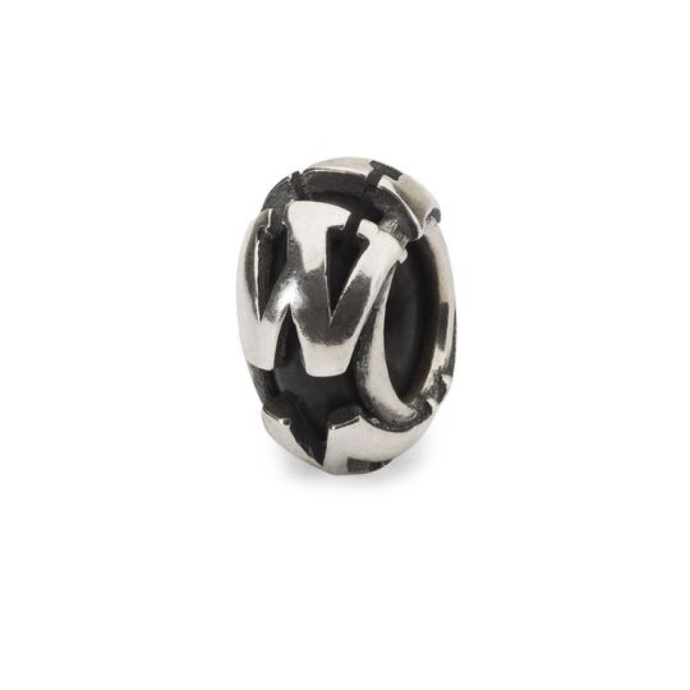 Bead Trollbeads Stop Lettera W TAGBE-10232