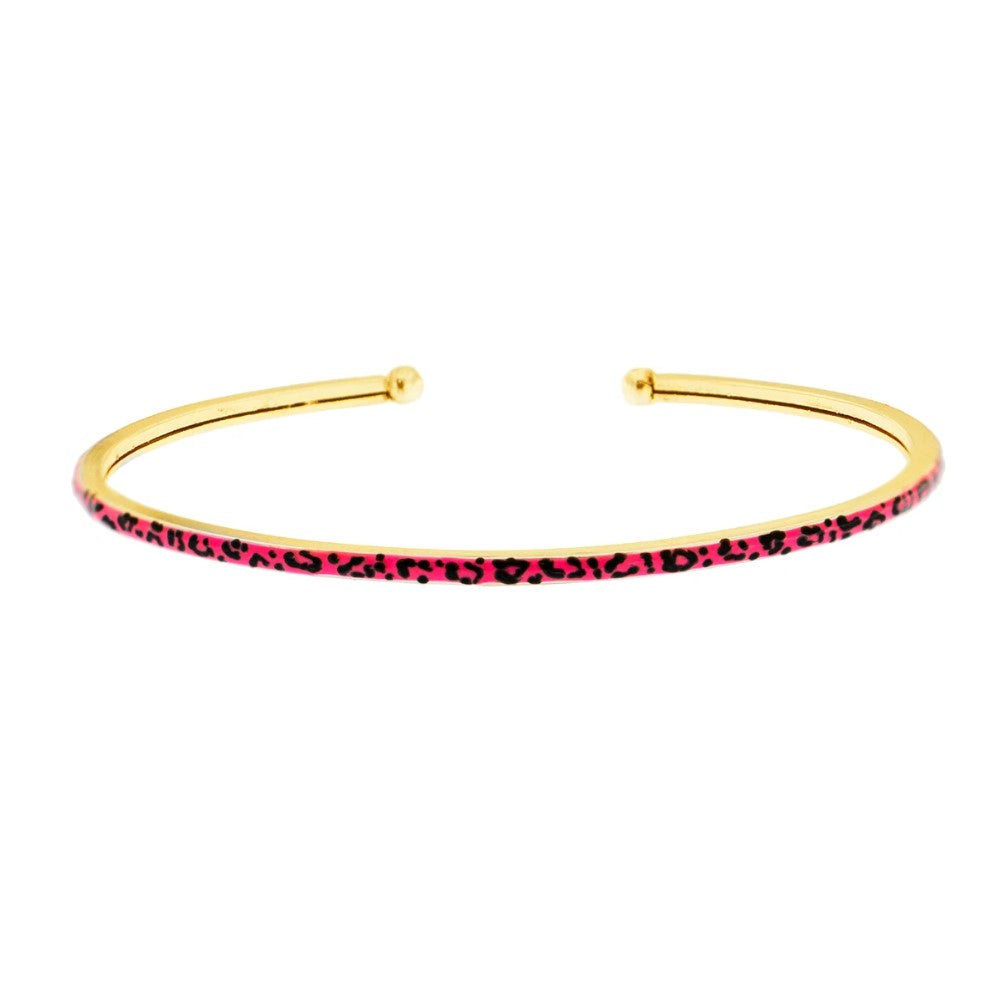 Rue Des Mille Jungle Tribe Spotted Enamel Cuff Bangle BRJ-02 G