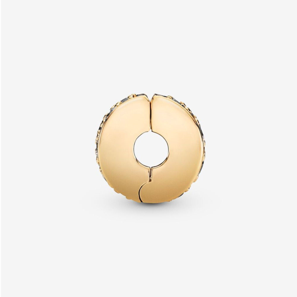 Pandora clip with pavé 768658C01