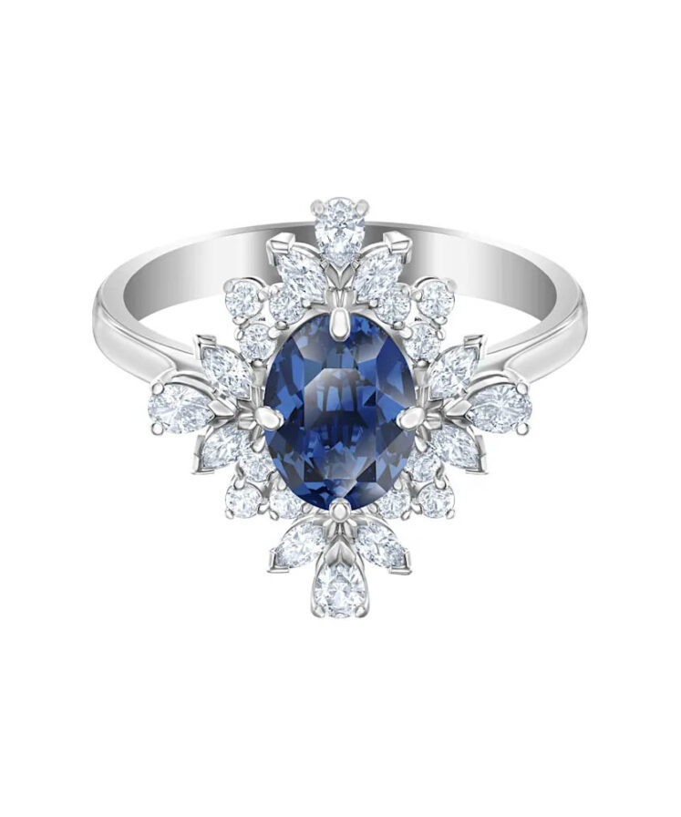 Anello Swarovski Palace Blu