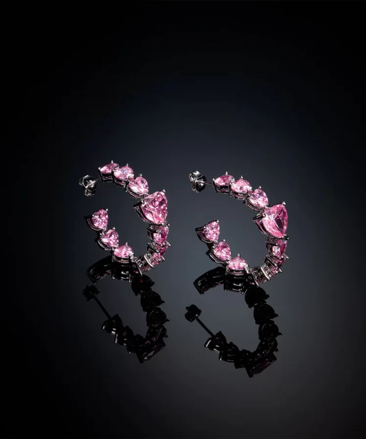 J19auv40 Earrings Hooppinkheart.1 900x