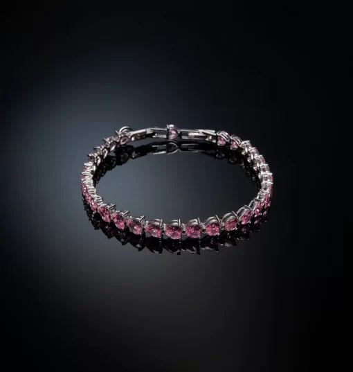 J19auv45 Bracelet Tennispinkheart.1 900x