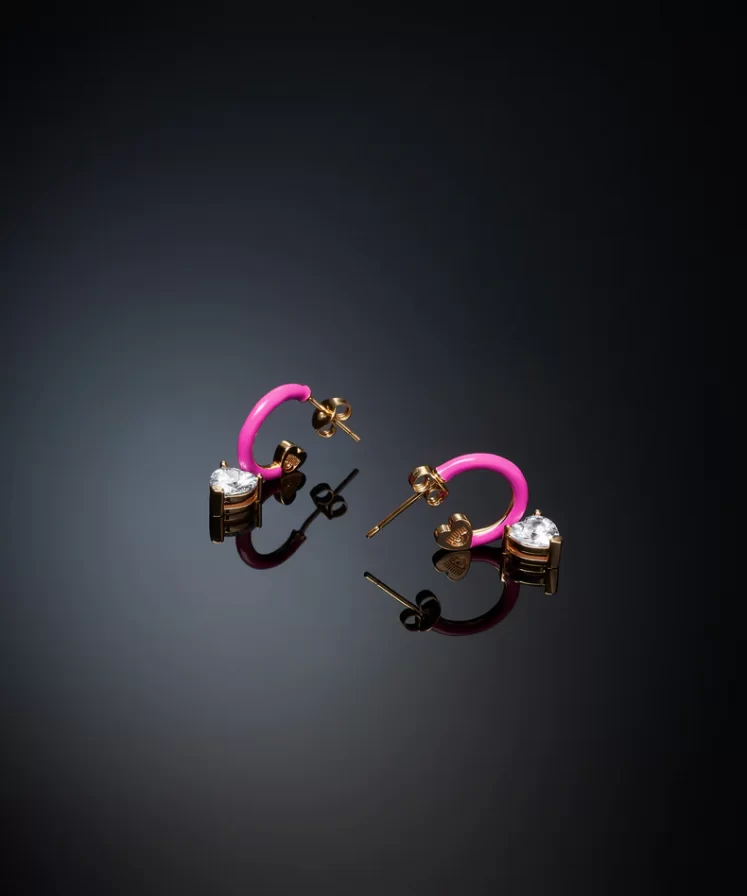 J19avi11 Earring Hoop Pink.1 900x