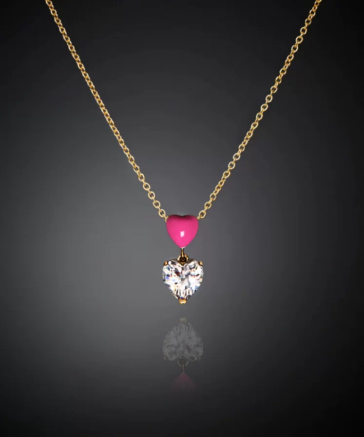 J19awd01 Cuoricinoneon Necklace Fuchsia.1 900x