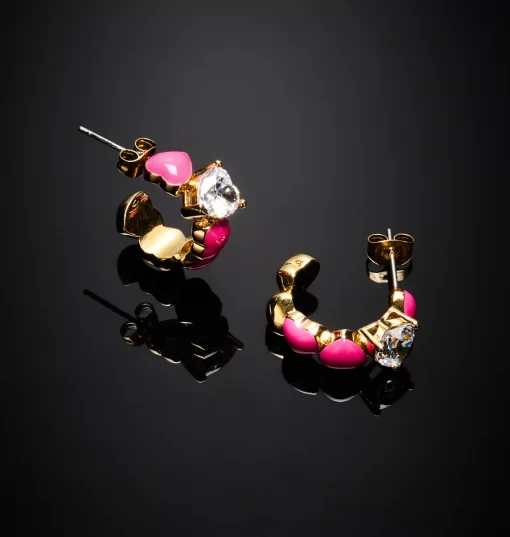 J19awd05 Cuoricinoneon Earrings Fuchsia.1 900x