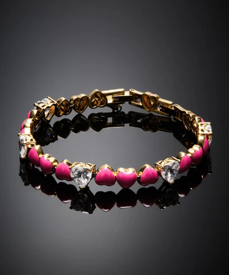 J19awd07 Cuoricinoneon Bracelet Fuchsia.1 900x