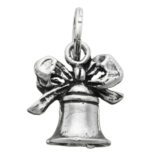 Charm Argento Campana Fiocco 6411