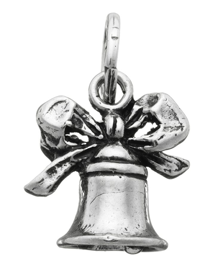 Charm Argento Campana Fiocco 6411