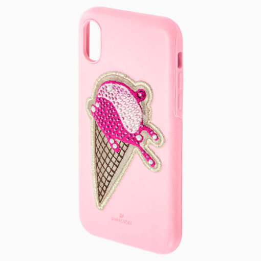 custodia per smartphone con bordi protettivi integrati no regrets ice cream  iphone® x_xs  rosa swarovski 5452596