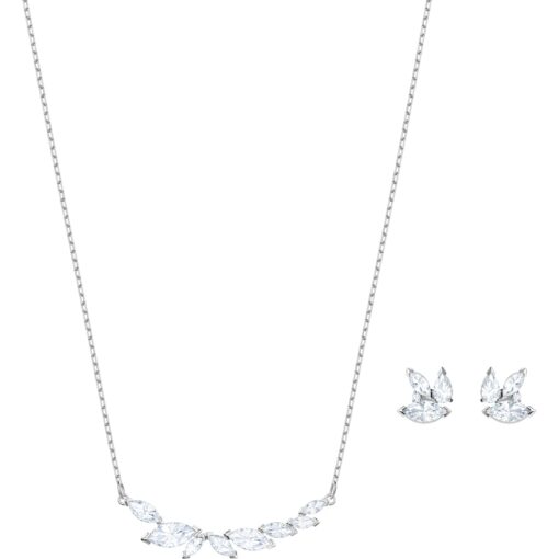 louison set  white  rhodium plated swarovski 5419879