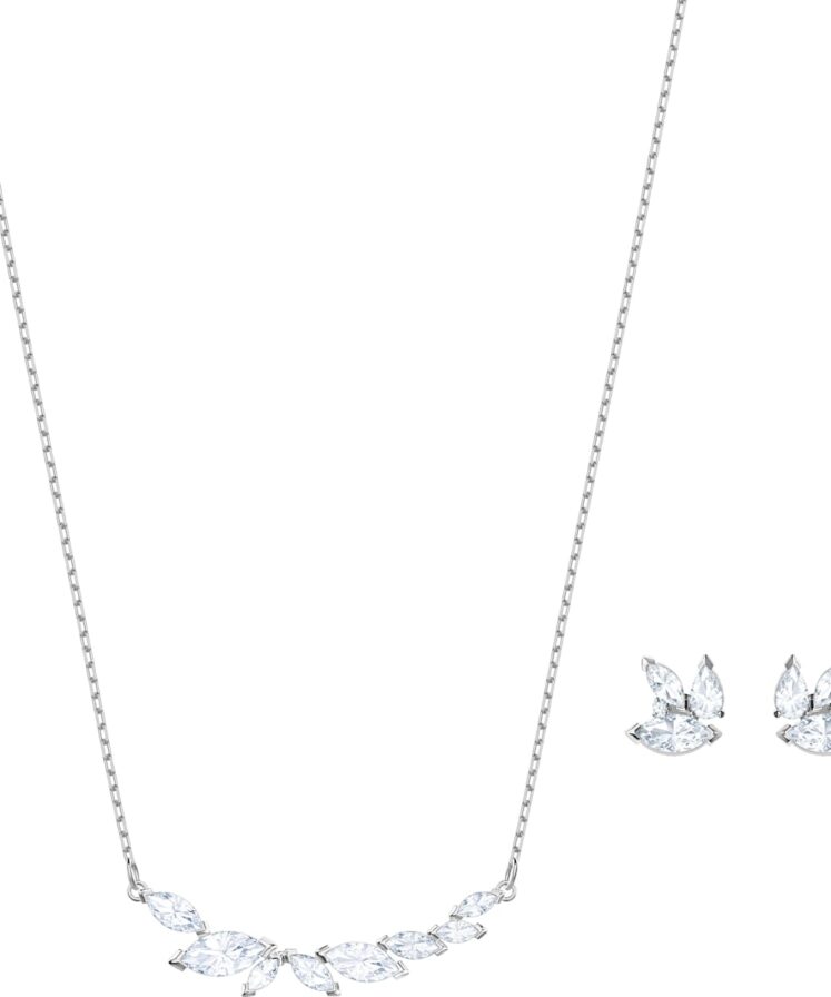 louison set  white  rhodium plated swarovski 5419879