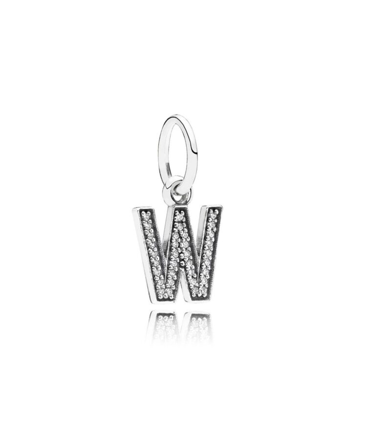 pandora charm con pendente w 791335cz